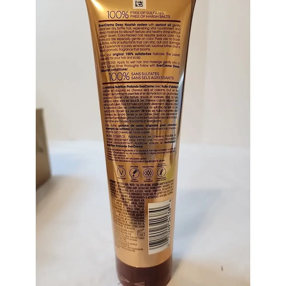 L'Oreal LOreal EVERCREME Deep Nourish Shampoo 8.5 oz / 250 ml *NEW*